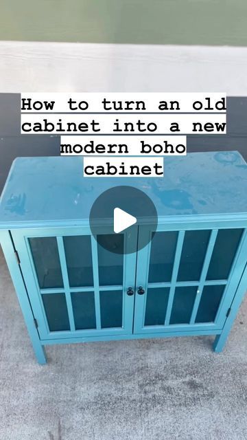 𝐂𝐢𝐞𝐫𝐚 𝐁𝐫𝐚𝐭𝐭𝐚𝐢𝐧 ✨ 𝐃𝐈𝐘 & 𝐅𝐮𝐫𝐧𝐢𝐭𝐮𝐫𝐞 𝐅𝐥𝐢𝐩𝐩𝐢𝐧𝐠 on Instagram: "Cabinet transformation!! 

This is how I turned this old blue target cabinet into a modern boho cabinet! 

Steps I took: 
-clean and remove hardware 
-strip with @stripwell QCS furniture stripper 
-let sit for a half an hour then scrape and wipe off old finish
-scuff sand 
-prime with 123 primer 
-paint with @melangepaints ONe paint in jet black 
-sprayer is @wagnerspraytech flexio 5000
-add cane into doors: soak cane, stretch it and staple it with staple gun into the inside of the frame (using smallest staples 1/4 inch). 
-add all purpose @thegorillagluecompany  glue around edge on top of staples and edge of cane. 
-I put the seal back in to cover the staples that was originally around the edge of th Target Cabinet, Boho Cabinet, Cabinet Transformations, Vintage Furniture Makeover, Primer Paint, Old Cabinet Doors, Diy Furniture Flip, Furniture Flipping, Boho Furniture