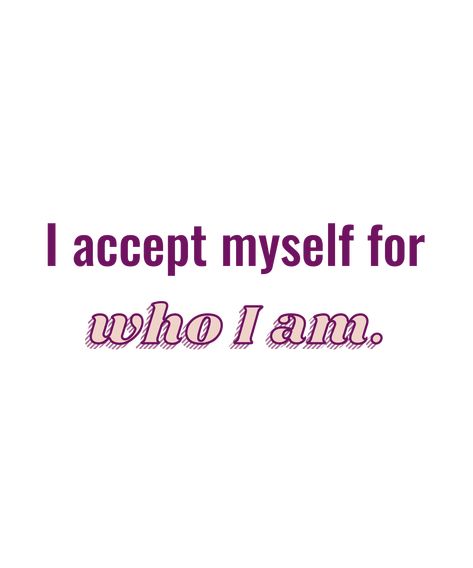 I Create My Own Reality, I Accept Myself, Daily Magic, Personal Affirmations, Accept Myself, Care Quotes, Law Of Attraction, Self Care, You Think