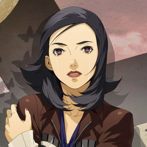 Maya Amano icon! Maya Persona 2, Maya Amano, Persona 2, Persona, Hair, Anime, Blue