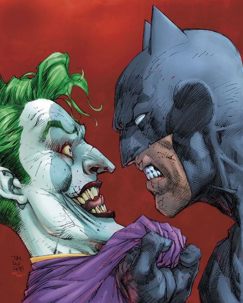 Batman Europa, Art Du Joker, Batman And Joker, Batman Story, Funny Clown, Jim Lee Art, Batman Vs Joker, Joker Drawings, Joker Comic