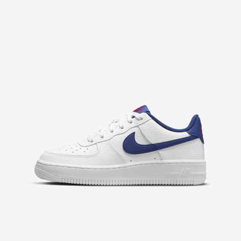 Tenis Nike Air, Air Force Shoes, Tenis Nike, Deep Royal Blue, Air Force Blue, Sneaker Style, Kids Nike, Nike Cortez Sneaker, Classic Leather