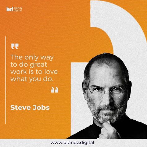 Steve-Jobs Quote Design Layout, Quote Layout, Promo Flyer, Social Media Branding Design, Business Poster, Social Media Advertising Design, 광고 디자인, Graphic Design Ads, Social Media Design Inspiration