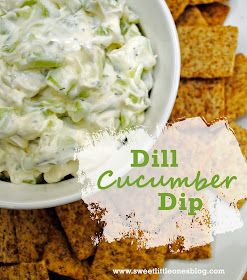 Easy and Delicious Appetizer: Dill Cucumber Dip Recipe - www.sweetlittleonesblog.com Cucumber Dill Dip, Cucumber Dip Recipe, Dill Dip Recipes, Dill Cucumber, Easy Delicious Appetizers, Cucumber Dip, Dill Recipes, Pickle Dip, Dill Dip