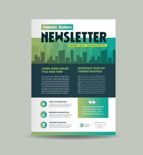 Business Newsletter Design, Newsletter Content Ideas, Newsletter Design Print, One Pager Design, Newsletter Design Layout, Company Flyer, Newsletter Examples, 보고서 디자인, Newsletter Layout