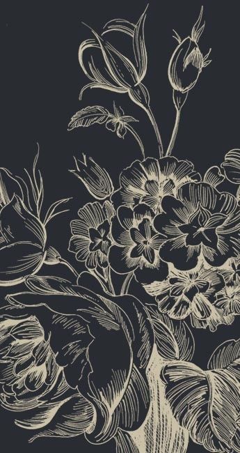 Candace & Chris :: Ceci Botanical Style :: Ceci Couture :: Luxury Wedding Invitations :: Ceci Wedding :: CECI New York Black Flowers Wallpaper, White Wallpaper For Iphone, Moody Wallpaper, Botanical Line Drawing, Scratch Art, White Drawing, Iphone Black, Botanical Wallpaper, Trendy Flowers