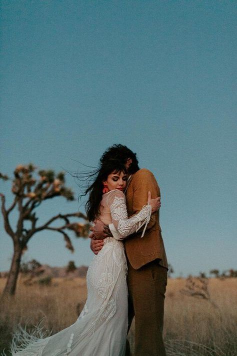 Joshua Tree Engagement Photos, Dark Wedding Theme, Joshua Tree Engagement, Joshua Tree Elopement, Joshua Tree Wedding, Arizona Photography, Joshua Tree California, Desert Elopement, Dark Wedding