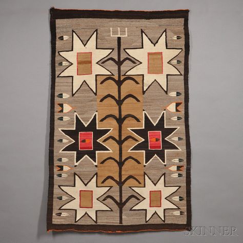 Navajo Pictorial Weaving Navajo Rugs Pattern, Navajo Textiles, Native American Blanket, Native American Rugs, Cowgirl Stuff, Navajo Pattern, Navajo Weaving, Navajo Rug, Indian Quilt