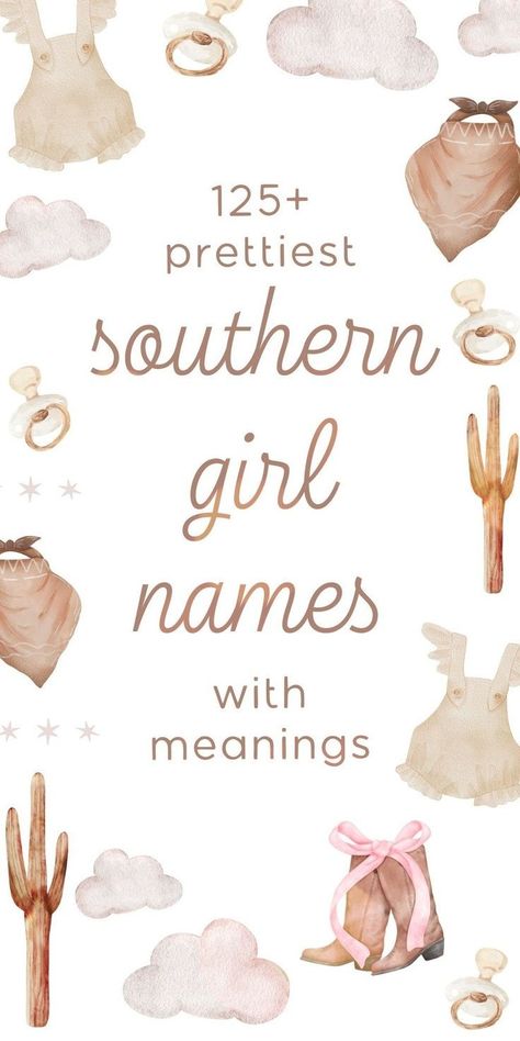 Wanna know the country baby girl names we are seriously crushing on for 2024? This Southern baby names list are the baby girl names that you don't hear every day - whether you love cute baby names, unique baby names, or majorly uncommon baby names, this full list of country baby names with meanings will give you tons of name inspiration for that sweet little one of yours! Cute Baby Names Unique, Country Baby Girl Names, Southern Baby Girl Names, Twin Girl Names, Southern Girl Names, Country Girl Names, Biblical Girl Names, Cool Baby Girl Names