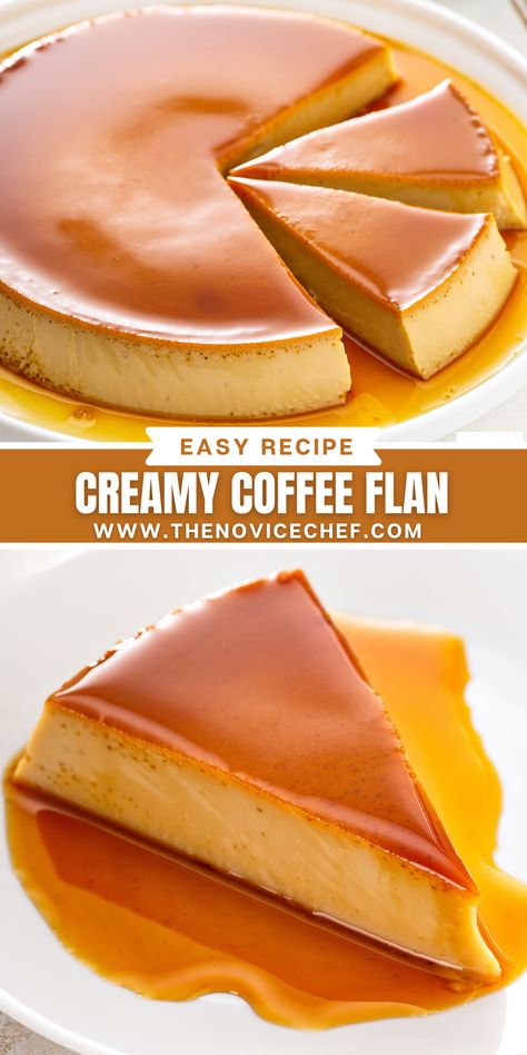 Guava Flan, Classic Flan Recipe, Coffee Flan, Creamy Flan, Flan Recipes, Flan Recipe Easy, Baking Cheesecake, Flan Dessert, American Dessert