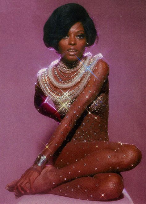 Oh My Goddess, Vintage Black Glamour, Black Hollywood, 70s Disco, Bob Mackie, Diana Ross, Vintage Glamour, Look At You, Looks Style