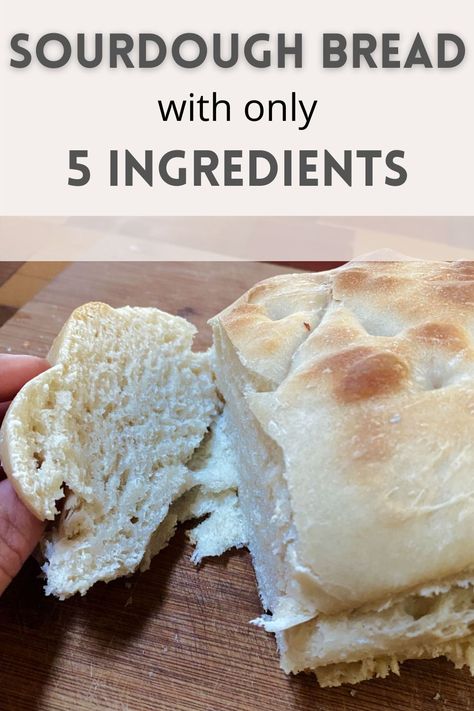 Organic Sourdough Bread Recipe, Sourdough Sandwich Recipes, Sourdough Bread Healthy, Best Sourdough Starter Recipe, Simple Ingredient Recipes, Make Sourdough Bread, Organic Bread, Healthy Bread Recipes, Homemade Sourdough Bread