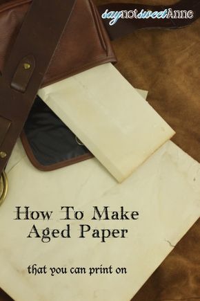 Dungeons And Dragons Diy, Dnd Diy, Dnd Crafts, Senior Crown, Aged Paper, History Project, How To Age Paper, Dark Coffee, Harry Potter Diy