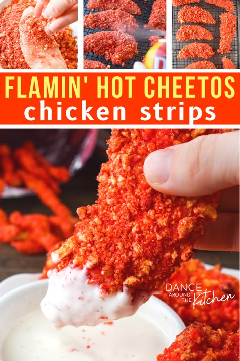 Spicy Cheetos Recipe, Hot Cheeto Tacos, Great Lunch Recipes, Hot Cheeto Food Recipes, Quick Food Recipes Dinners, Cheetos Chicken Recipes, Things To Make With Hot Cheetos, Hot Cheeto Wings Recipe, Hot Cheeto Snacks