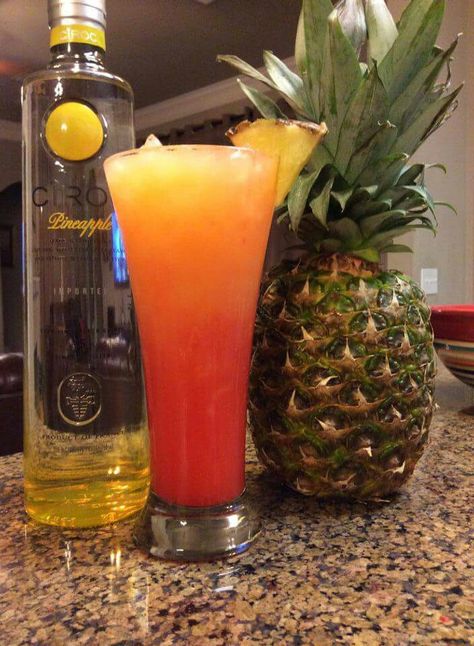 Pineapple Ciroc drinks. Really tasty Ciroc Drinks, Surimi Recipes, Ciroc Recipes, Crohns Recipes, Endive Recipes, Mackerel Recipes, Fun Drinks Alcohol, Coctails Recipes, Christmas Punch Recipes