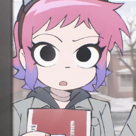 Ramona Flowers, Scott Pilgrim, Pink Hair, Anime Character, Flowers, Red, Hair, Anime, Pink