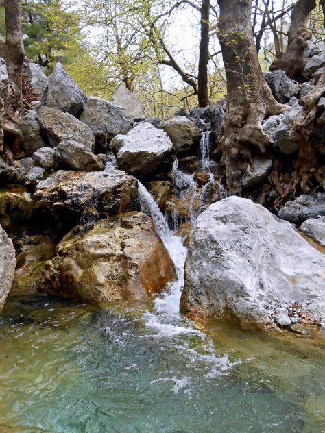 Boulder Rock, 숲 사진, Waterfall Paintings, Tropical Painting, Village Photography, Soyut Sanat Tabloları, Mountain River, Landscape Photography Nature, Landscape Art Painting