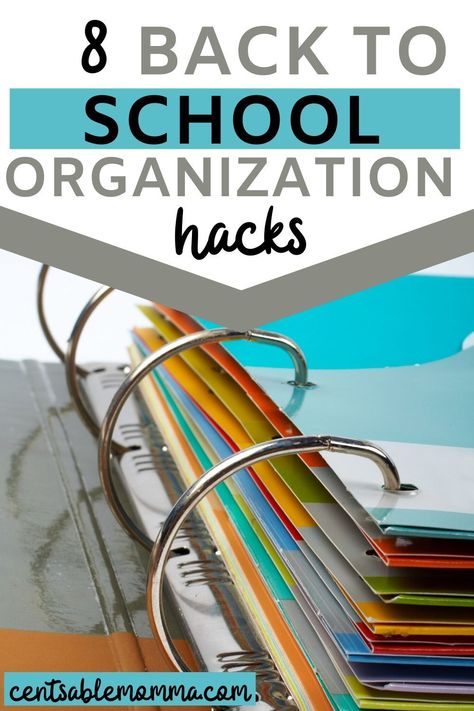 One way to help your child be successful with school is to help them get their stuff organized. Check out these Back-to-School organization tips for some ideas for school organization.#backtoschool #organizationhacks #organization Back To School Organization Ideas, Back To School Organization For Moms, Organization For Kids Toys, Binder Organization School, Middle School Organization, School Backpack Organization, School Organization College, Back To School Advice, Kids School Organization