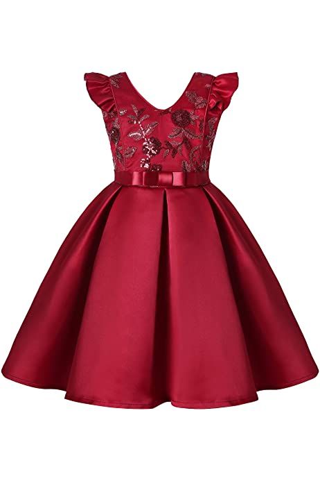 Fancy Short Dresses, Dresses To Make, Flower Princess, Wedding Dresses For Kids, Dress Amazon, African Dresses For Kids, Frock Fashion, Communion Party