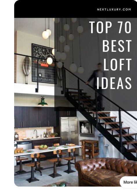 Upstairs Loft Office Space, Loft Flat Ideas, Loft Style Condo, Home Office Ideas Loft, Loft Arrangement Ideas, Building A Loft In A Room, Small Loft Design Ideas, Small Loft Decorating Ideas, Loft Decorating Ideas Upstairs Modern