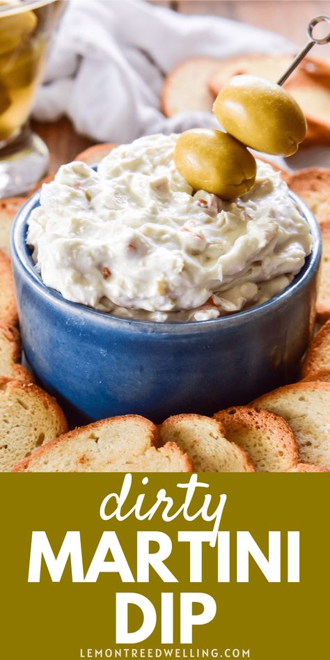 Easy Appetizer Dips, Dirty Martini Dip, Appetizer Dips Cold, Soup Shots, Dip Appetizers, Homemade Horseradish, Wine Appetizers, Keto Sauces, Mini Appetizers