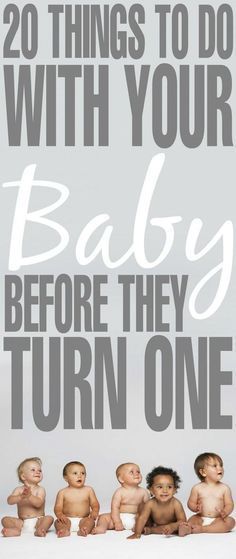 20 Things to Do with Your Baby Before They Turn One - Great ideas for new parents to take advantage on baby girl or baby boys first year! Baby First Year, Frugal Mom, Pumping Moms, Baby Sleep Problems, Babies First Year, Baby Development, Baby Time, Everything Baby, First Time Moms