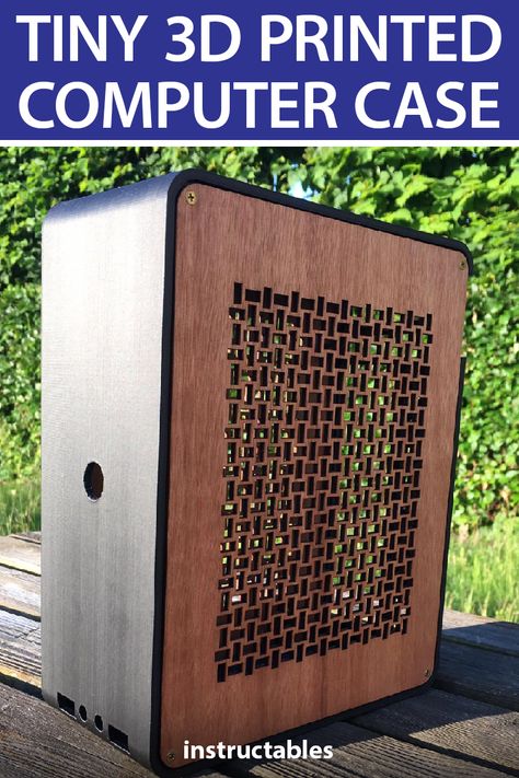 Computer Case Design, Wood Computer Case, Mini Pc Case, Small Pc Case, 3d Printed Pc Case, Diy Computer Case, Robotic Automation, Fractal Pc Case, Best Pc