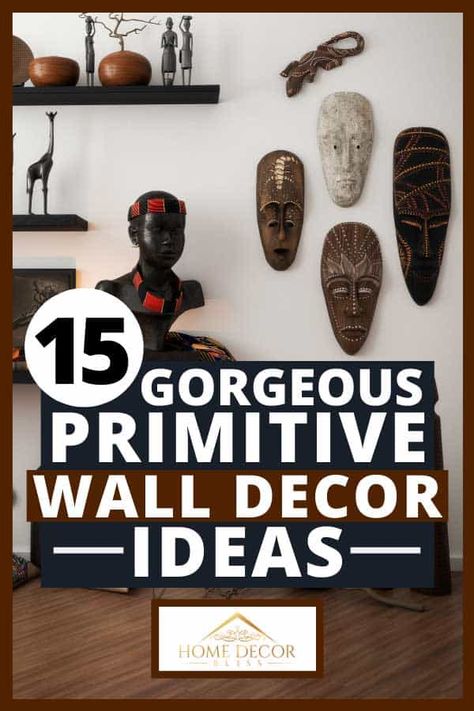 15 Gorgeous Primitive Wall Decor Ideas. Article by HomeDecorBliss.com #HomeDecorBliss #HDB #home #decor Primitive Shelf Decor Ideas, Primitive Wall Decor Ideas, Counter Laundry Room, Shelf Decorating Ideas, Inspiration Bedroom Ideas, Primitive Wall Decor, Primitive Shelf, Shelf Decorating, Primitive Style