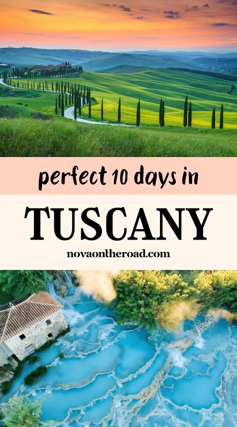 Tuscany trip itinerary Tuscany Road Trip, Italy Road Trip Itinerary, Things To Do In Tuscany, Tuscany Itinerary, Italy Countryside, Hotels In Tuscany, 10 Days In Italy, Tuscany Landscape, Toscana Italy