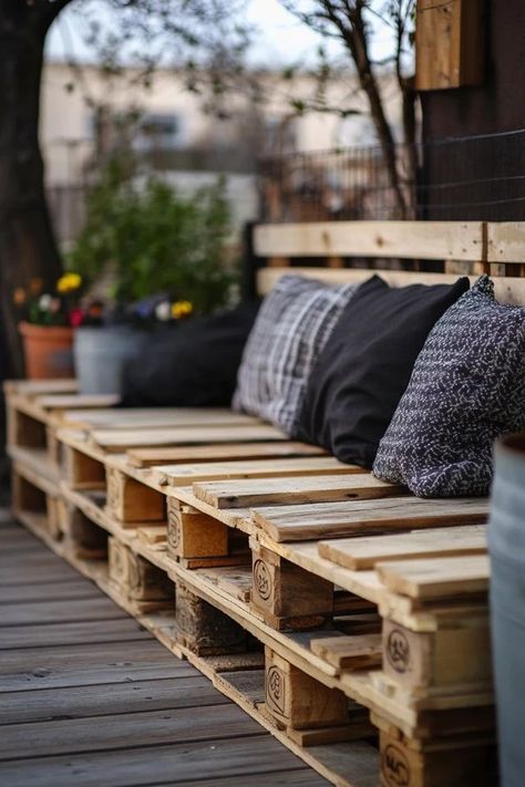 "Bring comfort and sustainability to your garden with a DIY Pallet Sofa! 🛠️🌿 Perfect for enjoying the great outdoors in style. 🌟✨ #PalletFurniture #DIYOutdoorLiving #GardenDesign" Outdoor Pallet, Diy Pallet Sofa, Fall Dinner Party, Pallet Sofa, Pallet Outdoor, Diy Outdoor Decor, Fall Dinner, Diy Pallet, Pallet Furniture