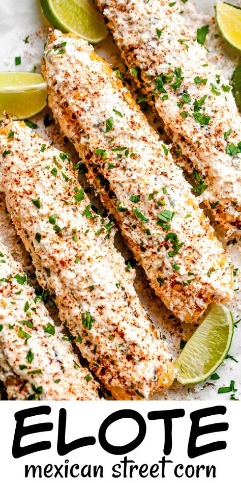 Easy Elote Recipe, Elotes Preparados, How To Make Elote, Easy Elote, Elote Preparado, Corn Elote, Bbq Potluck, Elote Recipe, Mexican Street Corn Recipe