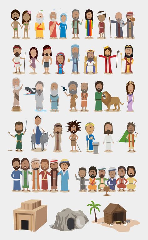 Bible Character Illustration, Bible Clipart, Bible Timeline, Time Line, Bible Illustrations, Family Worship, Bible Characters, Childrens Bible, Bible Time