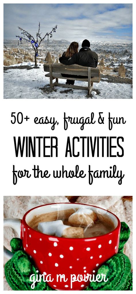 Check out this big list of easy, frugal ad fun winter activities the whole family can enjoy! Say goodbye to winter boredom and excessive screen time and get creative when it's cold outside #winter #kids #activities #parenting #family Cheap Family Activities, Cabin Activities, Winter Family Activities, Free Family Activities, Christmas Activities For Families, Activities Outdoor, Fun Winter Activities, Winter Activity, Winter Activities For Kids