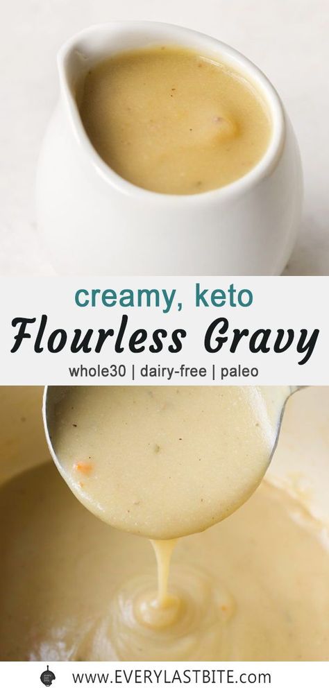 No Flour Gravy Recipe, Almond Flour Gravy Recipe, Almond Flour Gravy, Gravy With Almond Flour, Whole 30 Gravy, Flourless Gravy, Gravy Without Flour, Chicken Gravy From Drippings, Crockpot Gravy