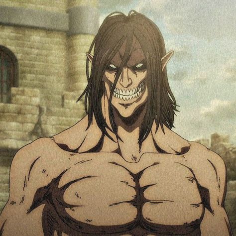 Eren Jaeger Front View, Erin Yeager Titan Form, Jean Titan Form, Hobo Eren Fanart, Aot Eren Titan Form, Eren Jaeger Face, Eren Jeager Titan Form, Erens Titan, Eren Yeager Titan Form