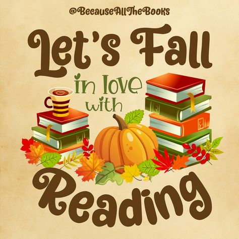 Happy first day of fall!!! #BecauseAllTheBooks #BookishLove #BookLove #BookLovers #BookLoversAlways #BookLoversClub #BookLoversUnite #BookLoves #BooksAreLove #BooksLover #ILoveBooks #ILoveReadingBooks #ILoveReadingBooks #LoveBooks #ReaderLove #ReadingLove #HappyFall October Library Book Displays, Fall Reading Aesthetic, Fun Library Ideas, Bookmark Inspiration, Autumn Library, Fall Library, School Library Book Displays, Book Wallpapers, Fall In Love With Reading