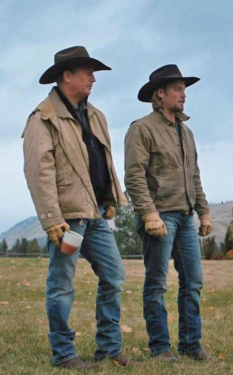 Mens Cowboy Hat Outfit, Mens Western Outfits, Western Outfit Men, Yellowstone Outfits, Men Styl, Country Mens Fashion, Yellowstone Series, Mens Western Wear, Urban Cowboy