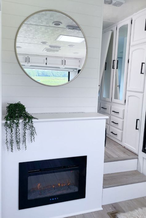 Built in electric fireplace