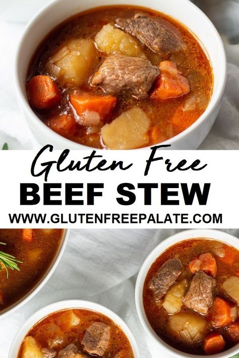 Soft Vegetables, Gluten Free Beef Stew, Crock Pot Beef Stew, Soup With Potatoes, Instant Pot Beef Stew, Gluten Free Instant Pot, Crock Pot Beef, Crockpot Recipes Beef Stew, Beef Stew Crockpot