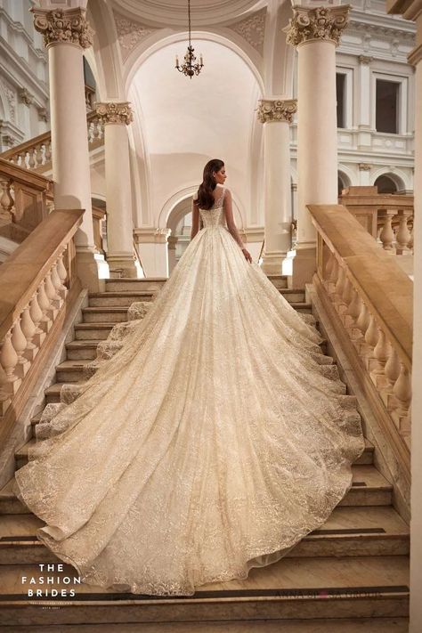 November 1, 2023 – The FashionBrides Long Ball Gown Wedding Dress, Princess Ballgown Wedding Dresses, Wedding Dresses Lace Ballgown Princesses, Lace Wedding Dress Ballgown, Fairytale Wedding Dress Princesses, Castle Wedding Dress, Train Luxury, Wedding Ballgown, Long Sleeve Ball Gown Wedding Dress