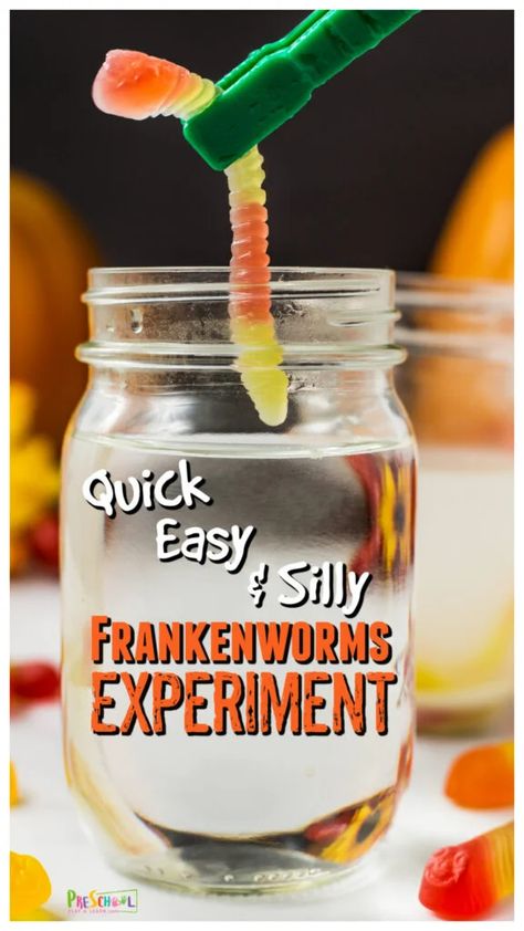 Pre K Halloween Party Games, Exploding Pumpkin Experiment, Candy Activities For Preschool, Pumpkin Jack Experiment, Aba Crafts, Jack O Lantern Ideas, Pumpkin Science Experiment, Halloween Experiments, Pumpkin Math Activities