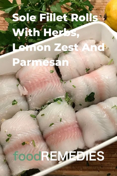 Parsley Benefits, Sole Recipes, Food Remedies, Sole Fish, How To Cook Greens, Lemon Health Benefits, Roll Ups Recipes, Parmesan Recipes, Micro Nutrients