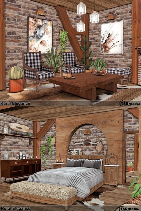 Sims4 Rustic Cc, Sims 4 Lodge Cc, Cabin Cc Sims 4, Sims 4 Cc Cabin Furniture, Sims 4 Farmhouse Decor, Sims Country Cc, Sims 4 Nordic Cc, Farmhouse Cc Sims 4, Sims 4 Cc Western Decor