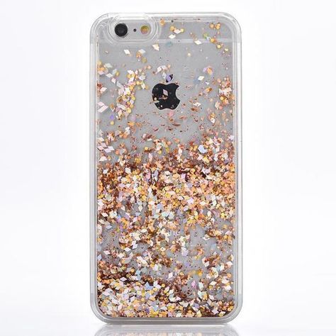 Glitter Waterfall Cases - for iPhone – Sugar & Cotton Glitter Iphone 6s Cases, Glitter Iphone 6 Case, Glitter Phone Case, Diy Iphone Case, Glitter Iphone Case, Glitter Phone Cases, Gold Iphone, Pretty Phone Cases, Glitter Iphone