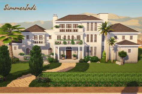 Sims4 Mansion, Sims 4 Base Game Mansion, Sims 4 Mansions Base Game, Sims 4 Del Sol Valley Mansion, Sims 4 Base Game House, Base Game House Sims 4 Gallery, Sims 4 Cc Lots Mansion, The Sims 4 Gallery Houses Base Game, Oasis Springs