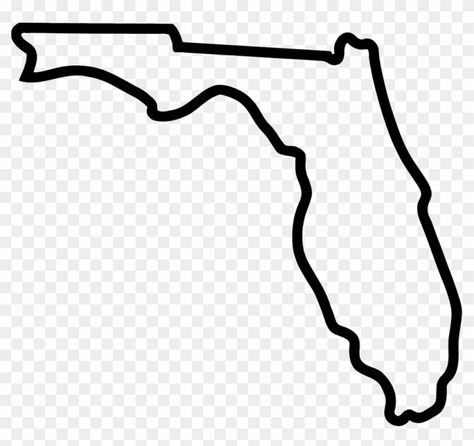 Florida Clip Art, Florida State Outline, Florida Gator Svg, Florida Gators Svg, Florida Outline Tattoo, State Of Florida Tattoo, Florida Clipart, Florida Drawing, Tat Sleeve