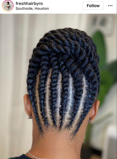 2 Strand Flat Twist Hairstyles, Natural Flat Twist Hairstyles, Flat Twist Updo Natural Hair, Cornrow Updo On Natural Hair, Two Strand Twist Updo, Flat Twist Styles, Flat Twist Hairstyles, Twist Updo, Micro Twists