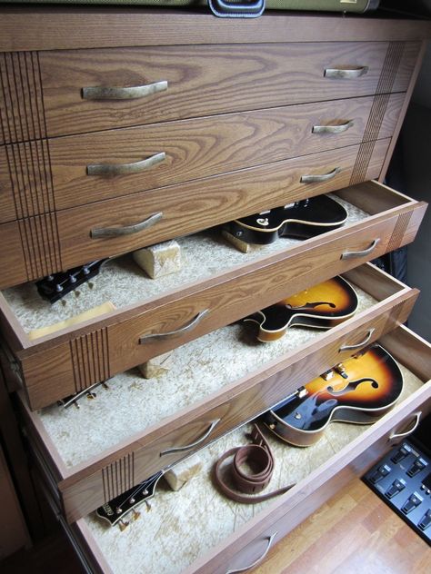 Guitar Room Decor, Guitar Display Case, Music Room Design, Guitar Storage, Guitar Studio, Home Studio Ideas, Guitar Display, Home Music Rooms, Guitar Rack