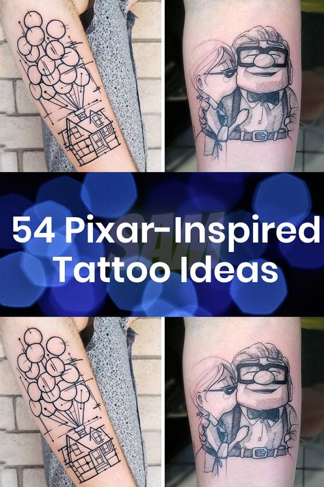 Wall E Movie, Be Brave Tattoo, Capricorn Art, Usa Tattoo, Eagle Pictures, Pixar Characters, Lipstick Art, Funny Tattoos, Up Tattoos