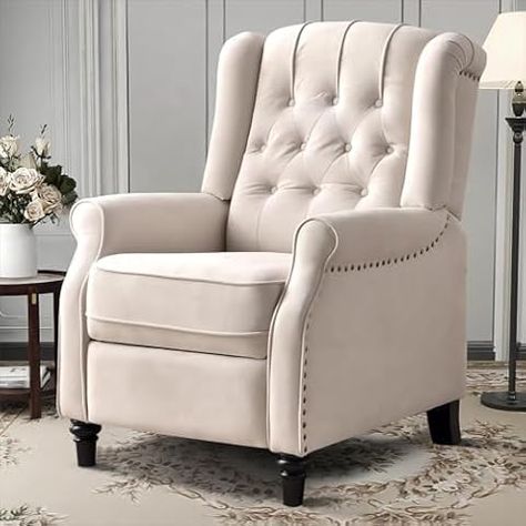 Amazon.com: ABET Linen Wingback Chair Set of 2, Upholstered Club Chair for Living Room, Modern Rivet Trim Accent Armchair with Removable Lumbar Pillow, Comfy Single Sofa for Living Reading Room, Beige : Home & Kitchen Linen Wingback Chair, Sofa Accent Chair, Bedroom Beige, Wingback Accent Chair, Chair For Living Room, Leather Recliner Chair, Accent Arm Chairs, Home Theater Seating, Fabric Armchairs