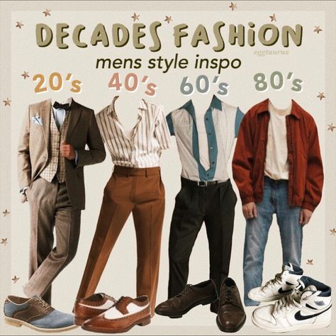 Vintage Outfits Men Retro, Retro Men Outfit, Dark Academia Fashion Men, Academia Summer Outfit, Retro Outfits Men, Polyvore Aesthetic, Indie Summer, Vintage Outfits Men, Decades Fashion